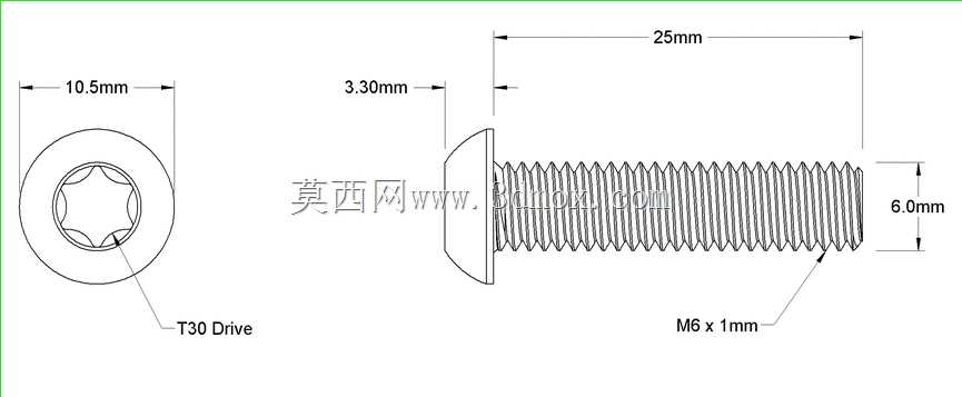 M6-1.0 X 25MM÷����˿