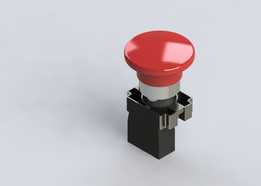Bot?o cogumelo M20BMR-G-1B Metaltex