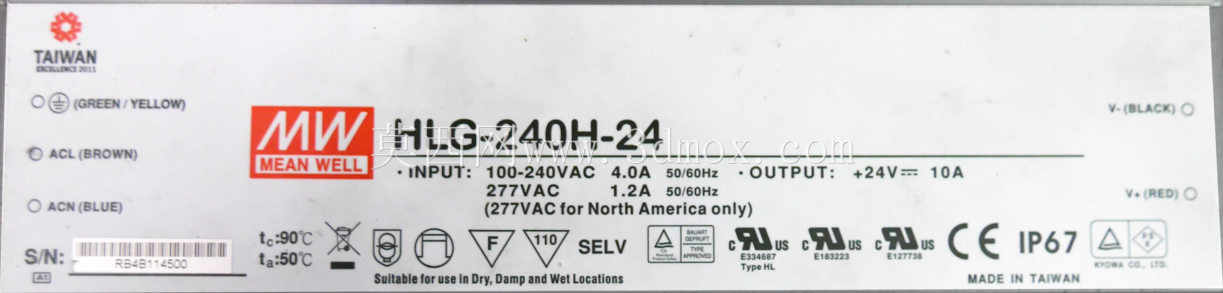 MeanWell HLG-240H-24