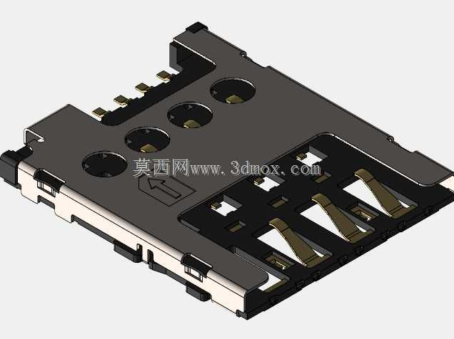 ΢��SIM������������6P��SMD