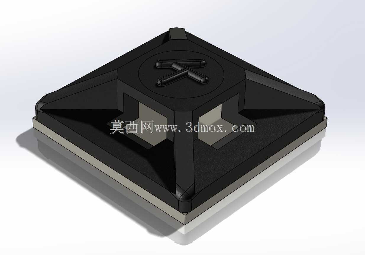 811-1723 RS PRO自粘黑色电缆扎带安装,最大宽度为12.5 x 12.5mm 3.2mm