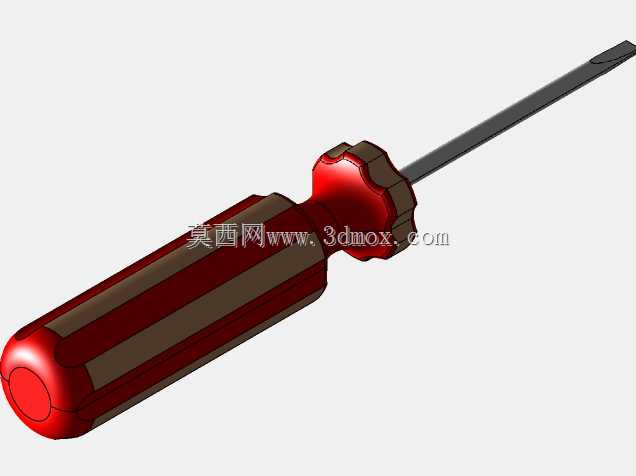 Solidworks中的螺丝刀模型