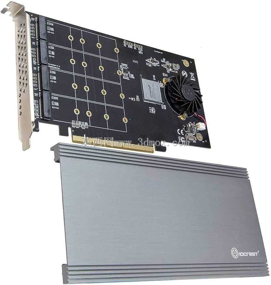 SI-PEX40157��IO-PEX40157-��·M.2 NVMe��PCIe 3.0 x16�ֲ������+3Dɨ��