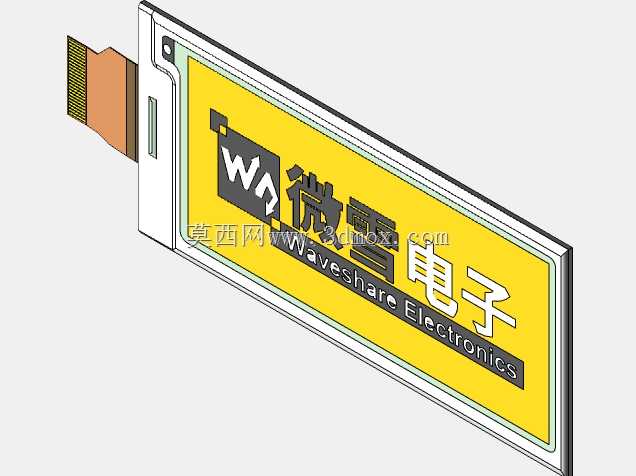 2.9英寸电子墨水显示屏-红色/黑色