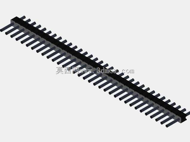 Stiftleisten��2.54����-6-3���ף�������-1 x 1˫1 x 40ʩ�ߴ�