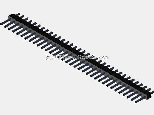Stiftleisten��2.54����-6-3���ף�������-1 x 1˫1 x 40ʩ�ߴ�
