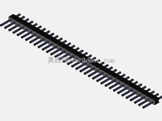Stiftleisten��2.54����-6-3���ף�������-1 x 1˫1 x 40ʩ�ߴ�
