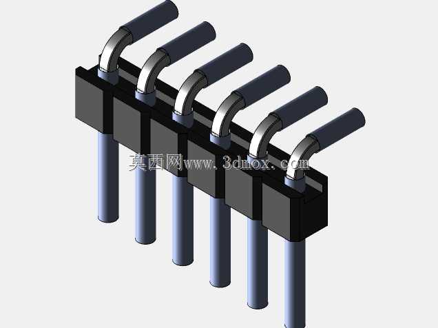 Stiftleiste��2.54����-6-3���ף�gewinkelt 90��ʩ̹��-1 x 1˫1 x 40ʩ�ߴ�