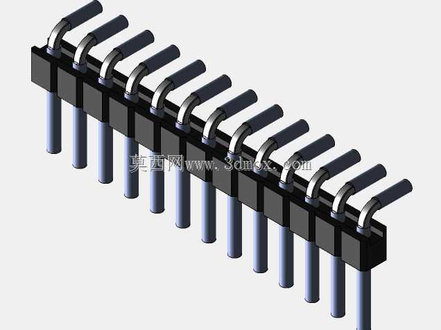 Stiftleiste��2.54����-6-3���ף�gewinkelt 90��ʩ̹��-1 x 1˫1 x 40ʩ�ߴ�