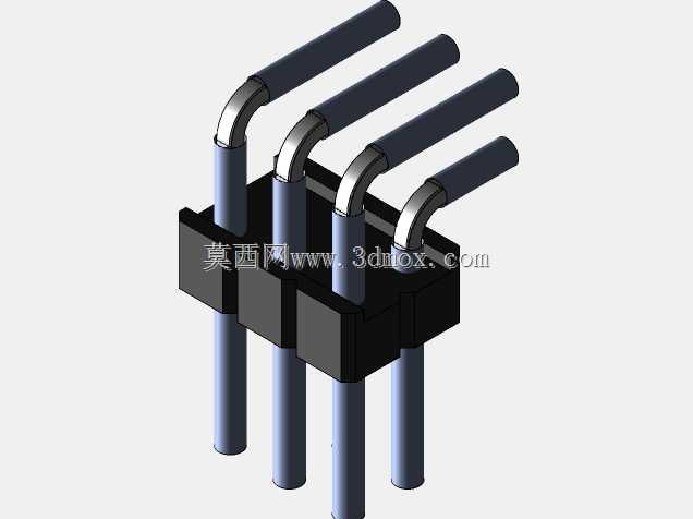 Stiftleiste��2.54����-6-3���ף�gewinkelt 90��stehend-2 x 1˫2 x 40-ʩ�ߴ�
