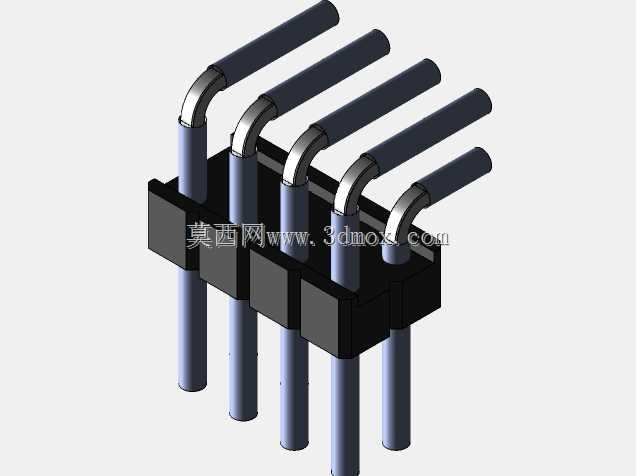 Stiftleiste��2.54����-6-3���ף�gewinkelt 90��stehend-2 x 1˫2 x 40-ʩ�ߴ�