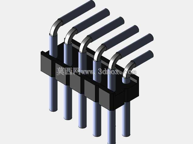 Stiftleiste��2.54����-6-3���ף�gewinkelt 90��stehend-2 x 1˫2 x 40-ʩ�ߴ�