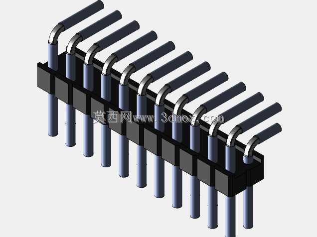 Stiftleiste��2.54����-6-3���ף�gewinkelt 90��stehend-2 x 1˫2 x 40-ʩ�ߴ�