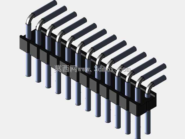 Stiftleiste��2.54����-6-3���ף�gewinkelt 90��stehend-2 x 1˫2 x 40-ʩ�ߴ�