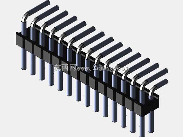 Stiftleiste��2.54����-6-3���ף�gewinkelt 90��stehend-2 x 1˫2 x 40-ʩ�ߴ�