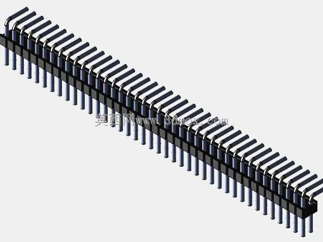 Stiftleiste��2.54����-6-3���ף�gewinkelt 90��stehend-2 x 1˫2 x 40-ʩ�ߴ�