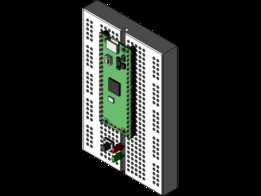 带有 Raspberry Pi PICO 的面包板模型