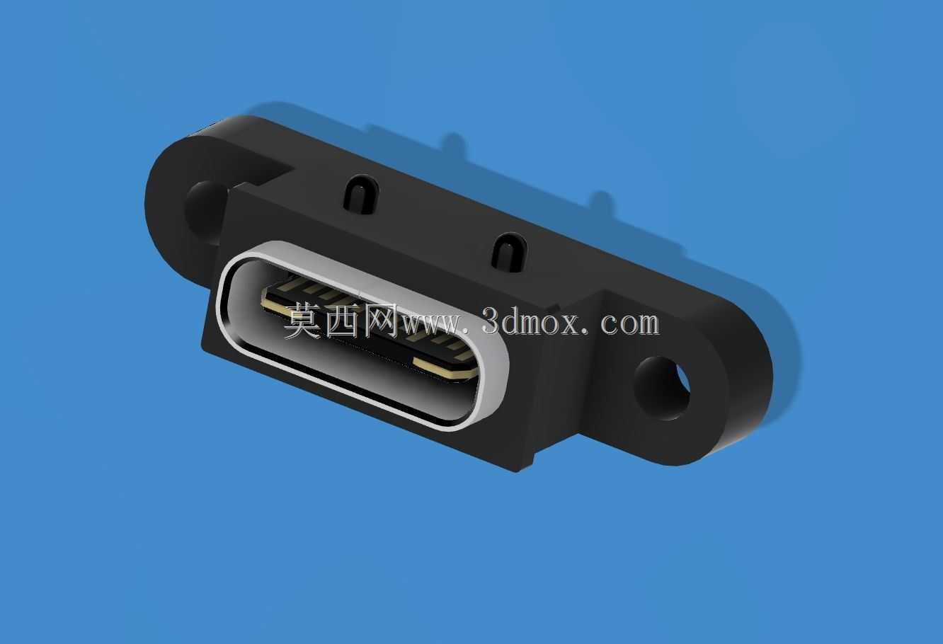 USB类型C插座面板安装