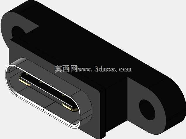 USB类型C插座面板安装