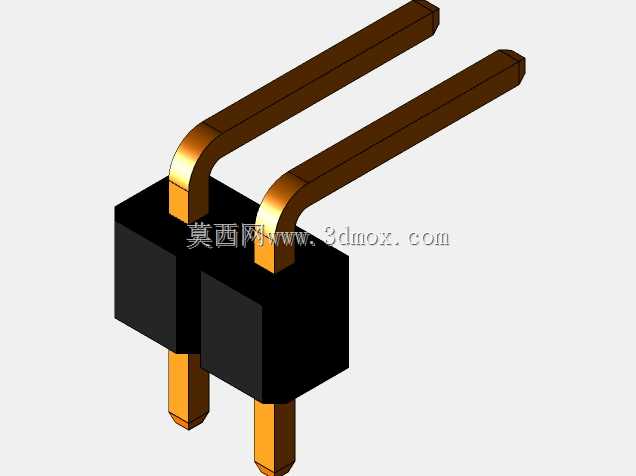 右排针 - 公头 - 2.54mm - 1 排