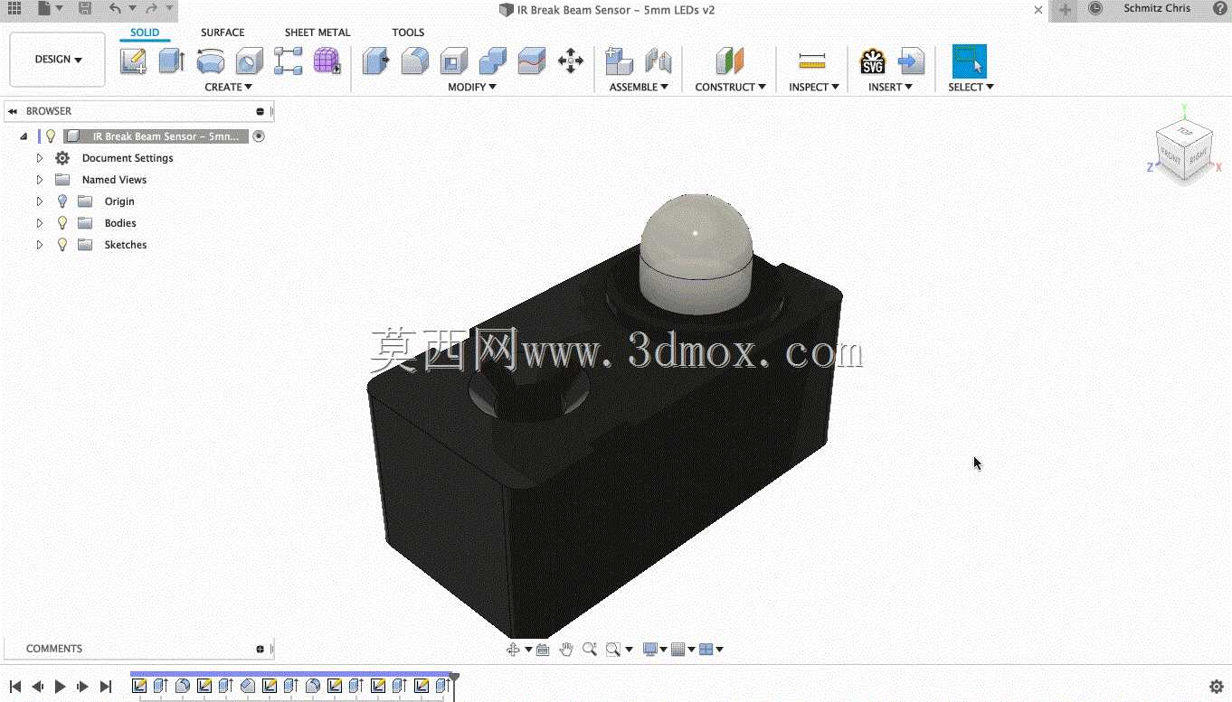 IR断裂光束传感器-5mm LED