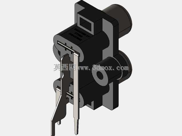 ĸͷ 2-RCA ��������Ƶ 90�� ������ PCB ��װ