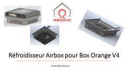 Réfroidisseur Airbox pour Box Orange V4