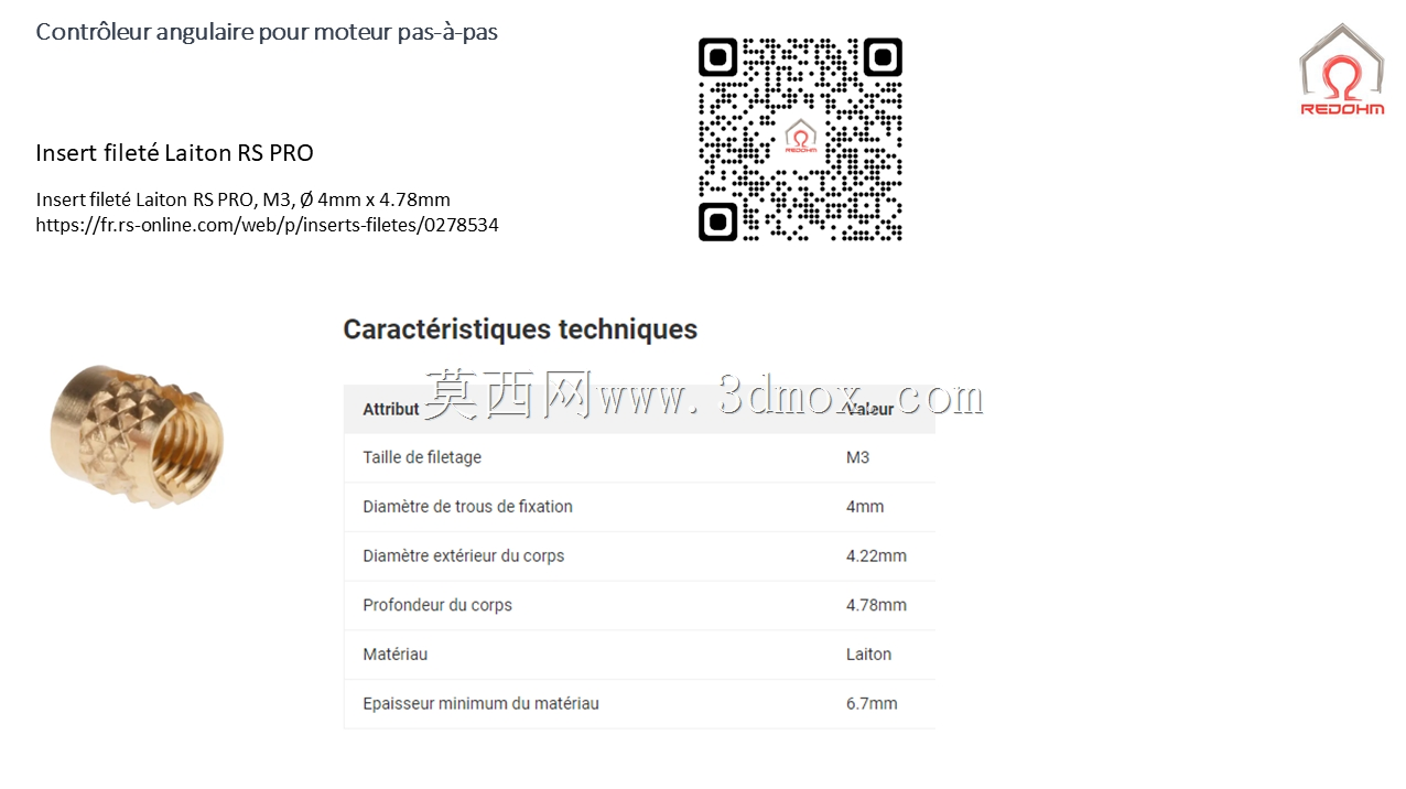 Indexeur pour moteur pas a pas type nema17
