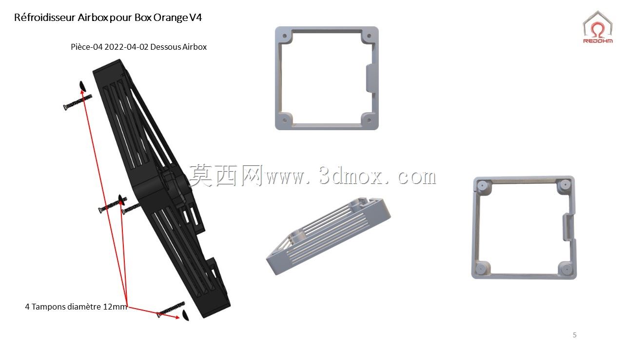 R��froidisseur Airbox pour Box Orange V4