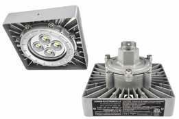 50W 防爆低棚 LED 灯具 - 喷漆房批准 - 7,000 流明 - T5