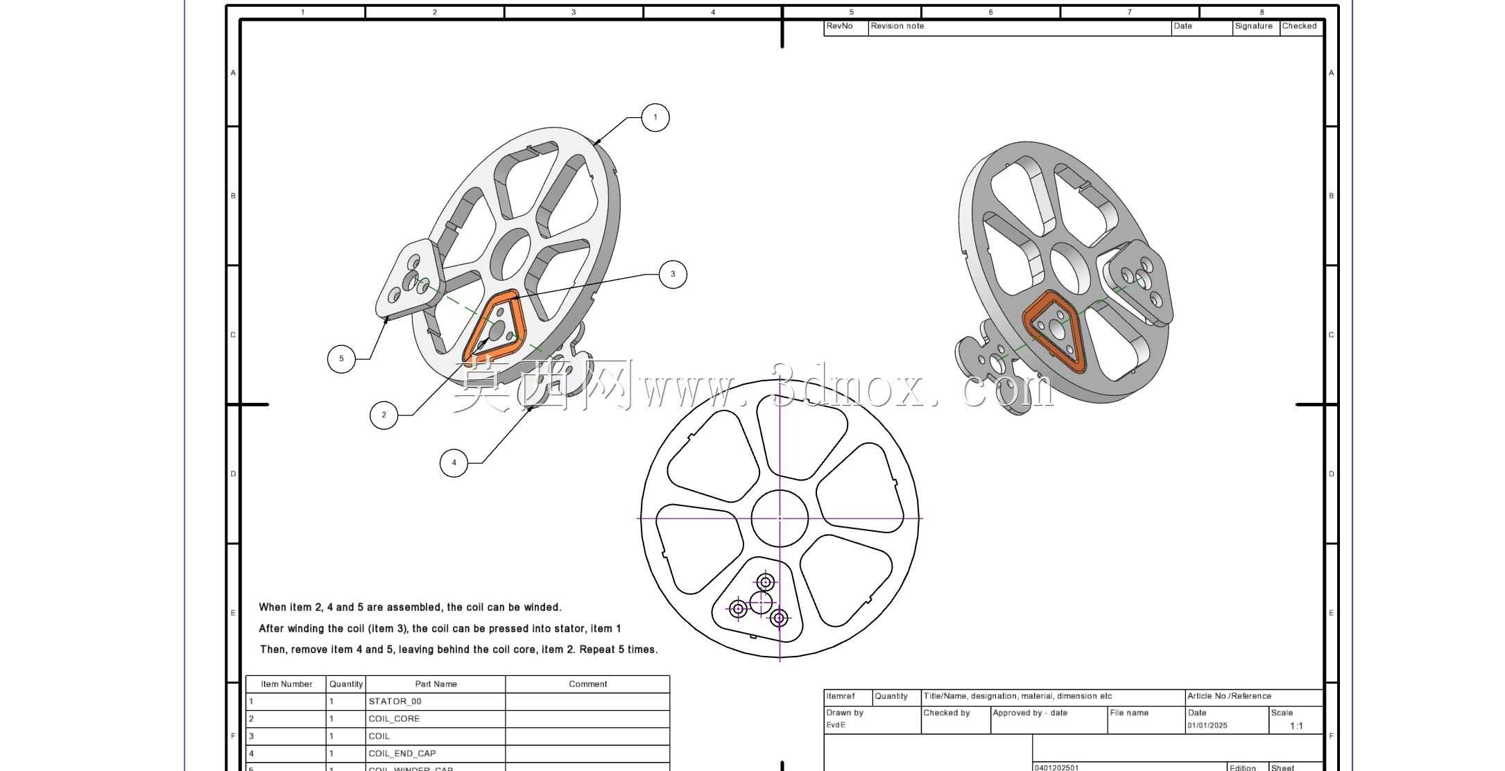 线圈Winder Design