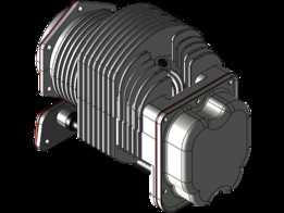 Aircraft Boxer Engine Cylinder��Cub Style��STEP�ļ�