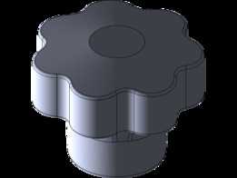 Bouton de serrage M6