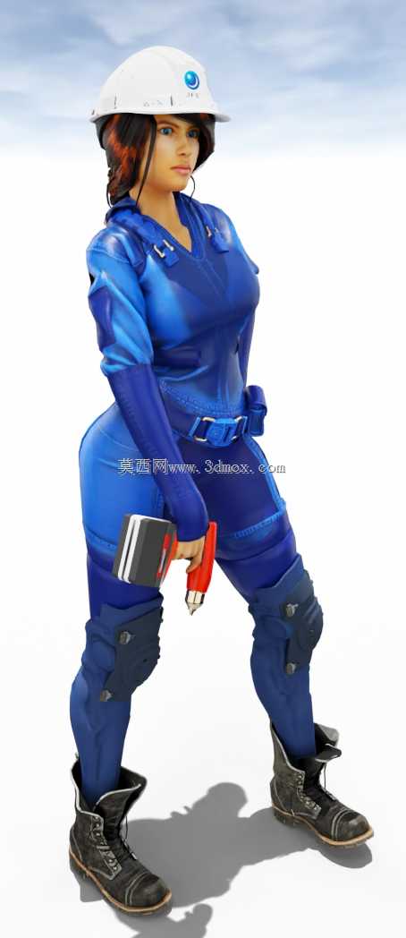 女工人带钻醒