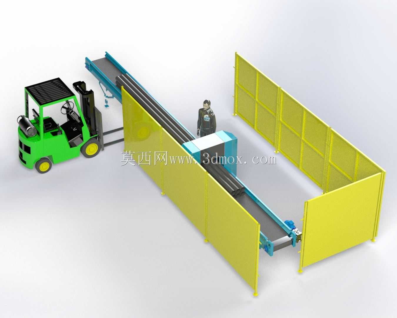 Tesoura Vertical com Esteiras