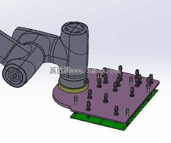 用夹孔器拾取和放置Cobots