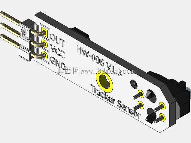 tcrt5000 Infarot线路跟踪模块HW-006 V1.3