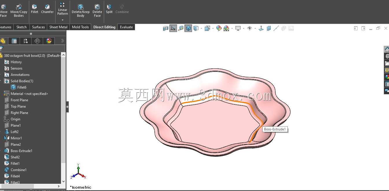 八角果碗