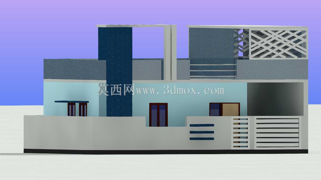 在autocad中完成三维建筑