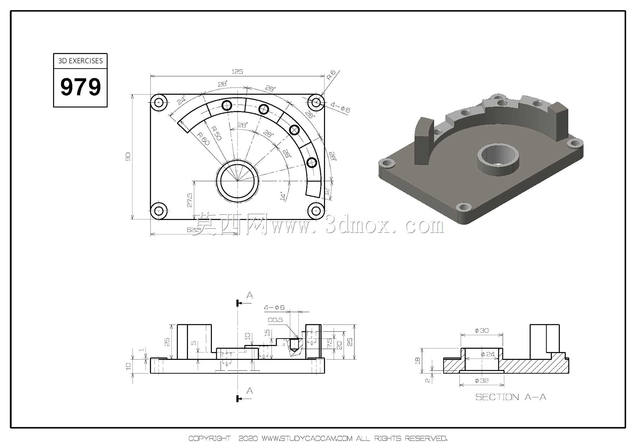 Studycadcam��άCAD��ϰ979/Autodesk Inventor Pro