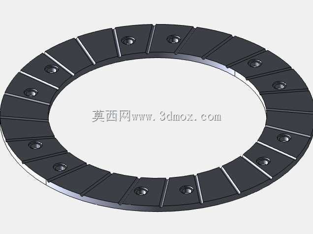 高性能汽车离合器系统 - 固体工程模型