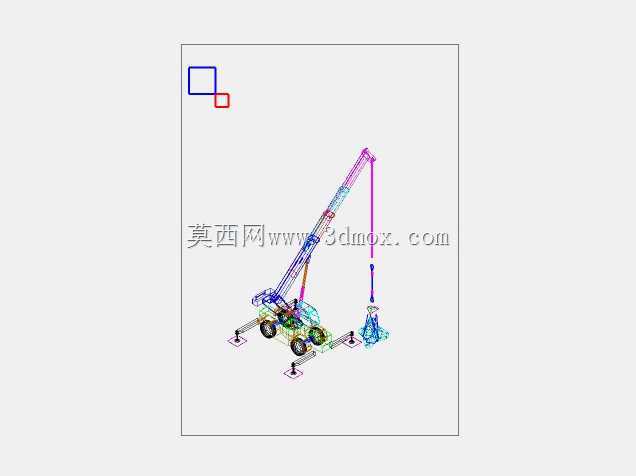 举起驳船上的study_crane