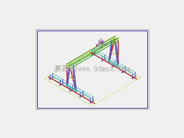 举起驳船上的study_crane