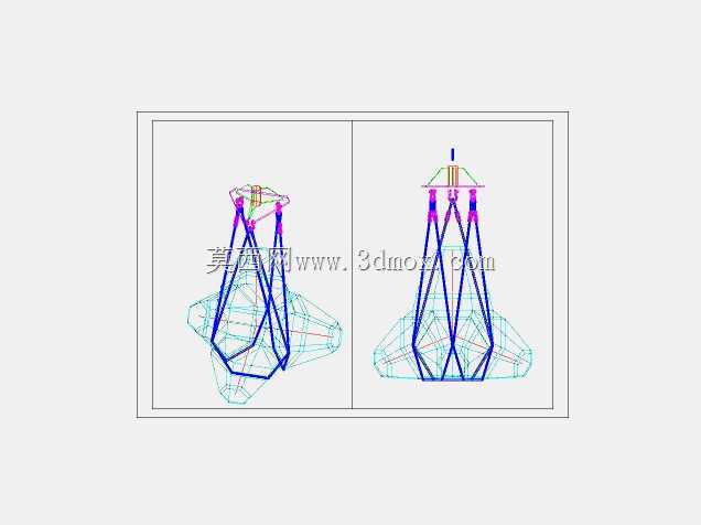 举起驳船上的study_crane
