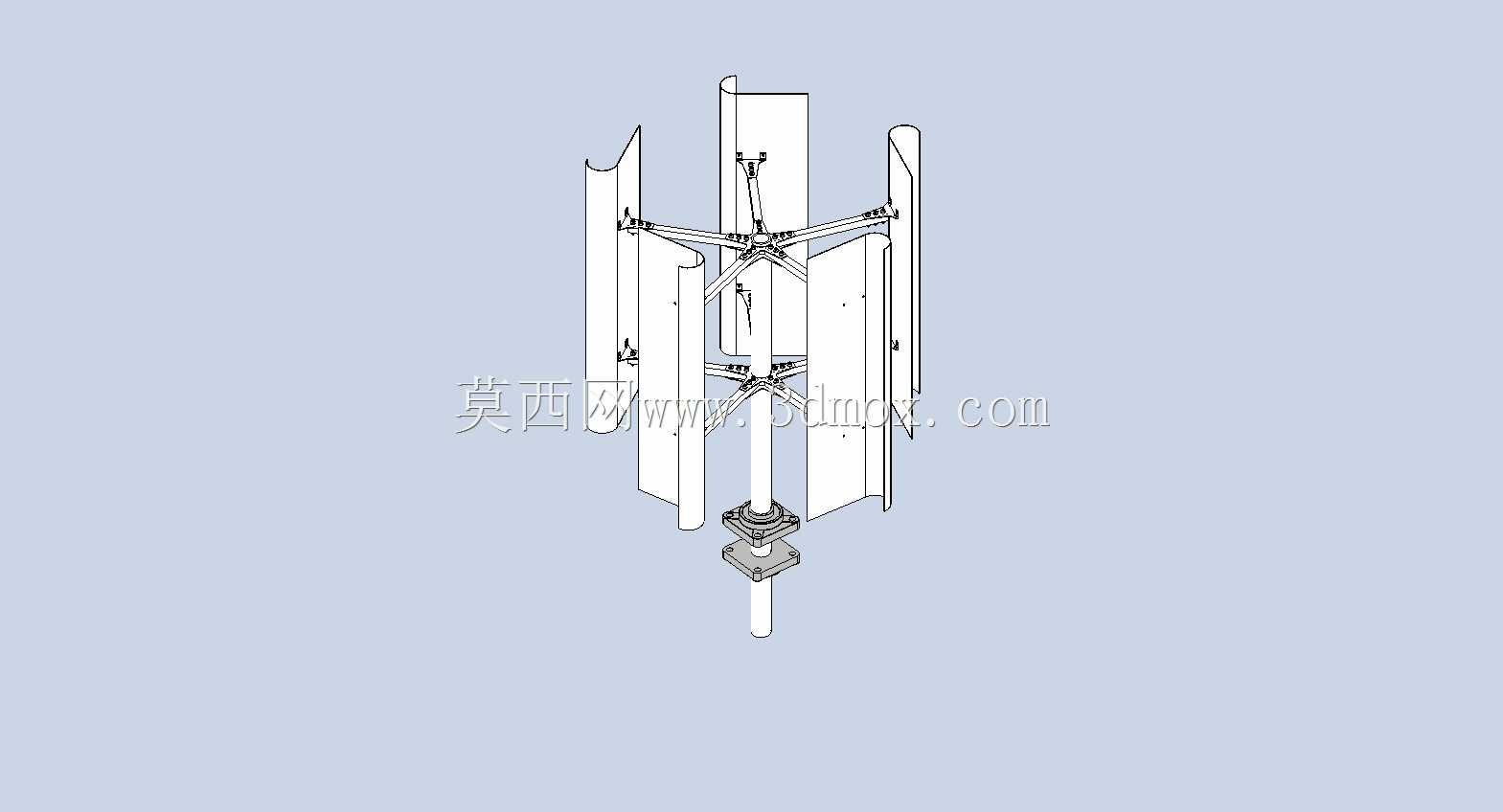 �򵥵�lenz2 vawt windturbine 