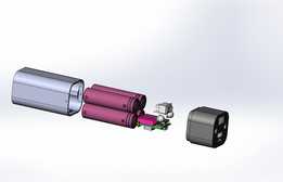 移动电源 4x18650 QC4.0 QC3.0 Type-C USB 5V 4A 升压转换器升压电源