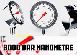  3000 bar manometre 