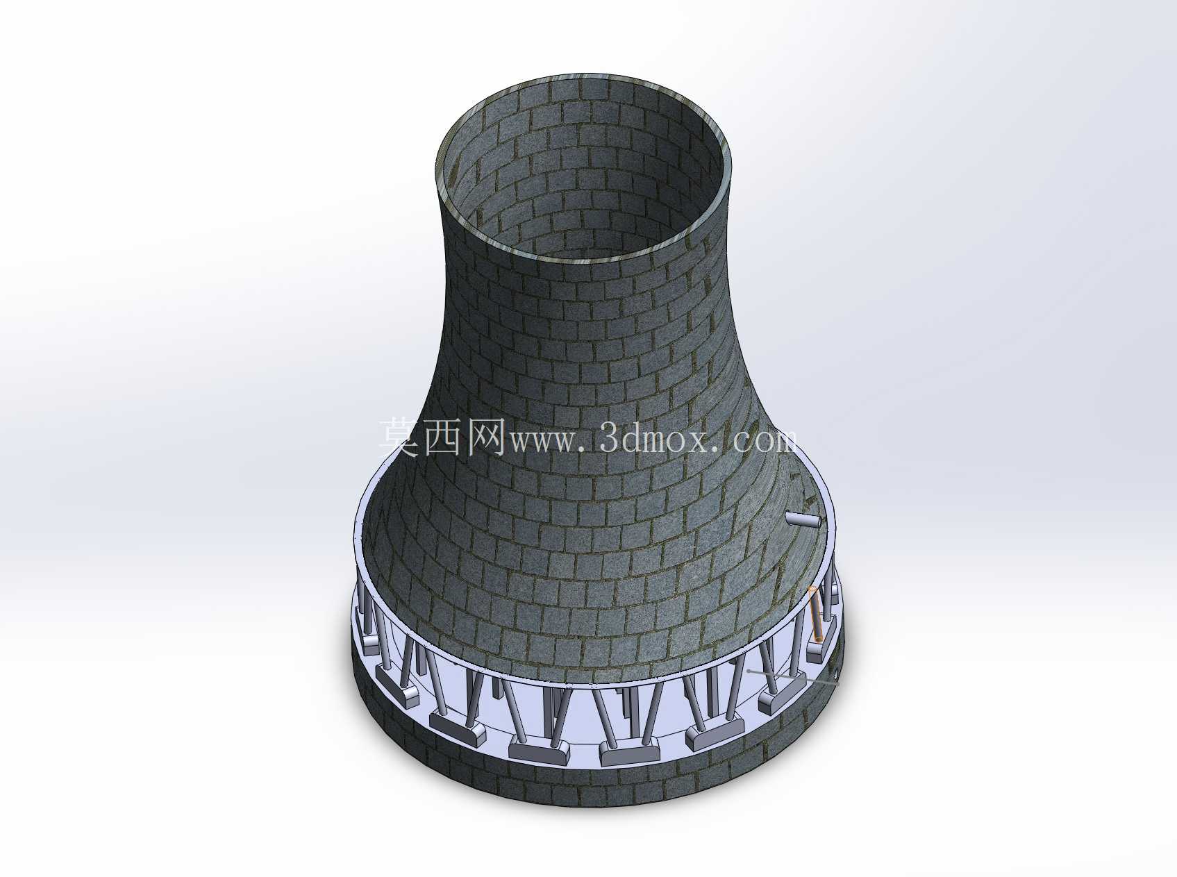 SolidWorks中的高级冷却塔设计