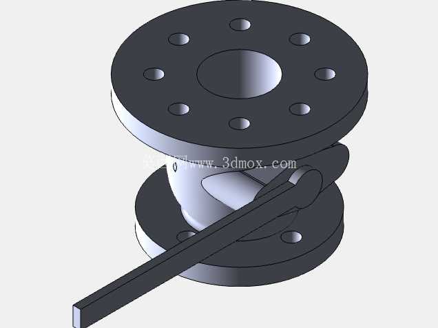  DN 80 Globe Valve FRP 