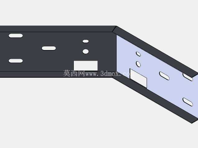 电缆梯45度solidworks 2020模型